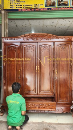 Tủ Quần Áo Gỗ Chiu Liu 2m2